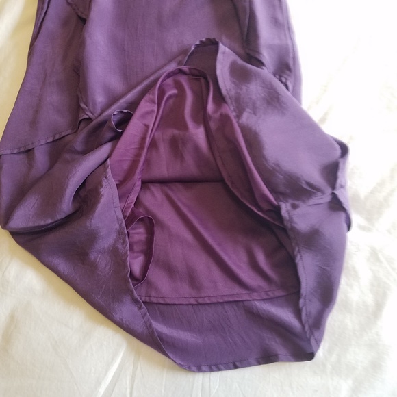 EUC - Lilac Silk Layered Dress - Picture 4 of 7